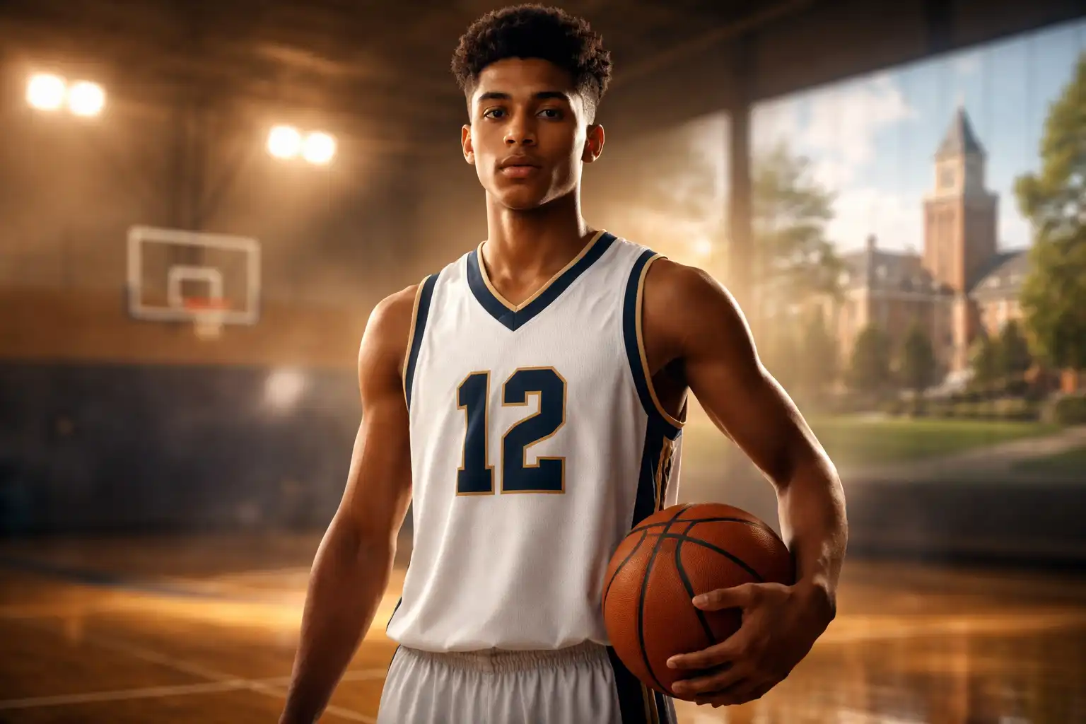 high school basketball player college admissions opportunity